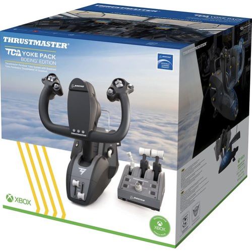 ג’ויסטיק ומצערת טיסה Thrustmaster TCA Yoke Pack Boeing Edition למחשב ול-Xbox