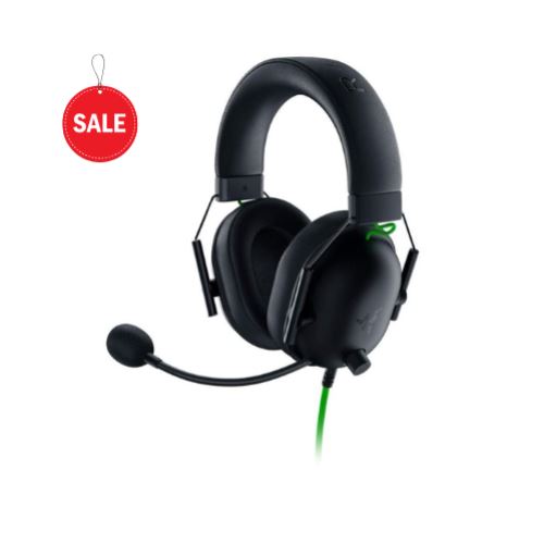 SALE - אוזניות רייזר גיימינג שחור RAZER - BlackShark V2 X