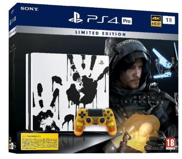 Sony קונסולת Playstation 4 Pro 1TB + Death Stranding