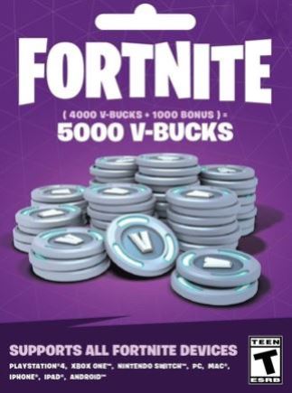 Fortnite - 5000 V-Bucks