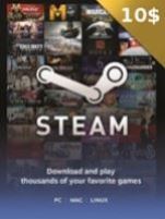 Steam Gift Card - 10 USD